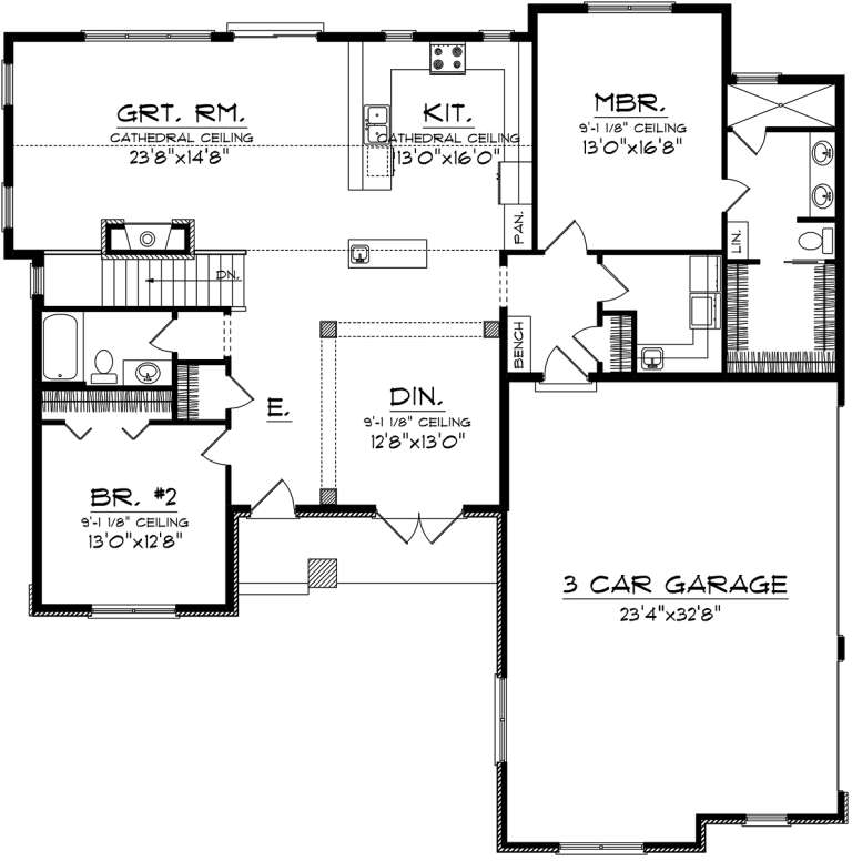 House Plan House Plan #20259 Drawing 1