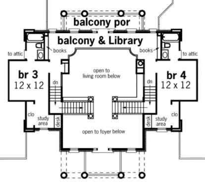 Floorplan 2 for House Plan #048-00206