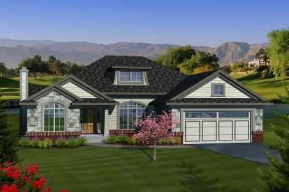 Craftsman House Plan #1020-00258 Elevation Photo