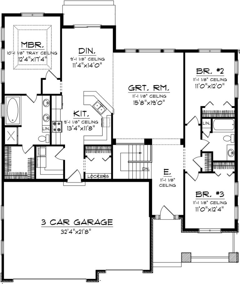 House Plan House Plan #20261 Drawing 1