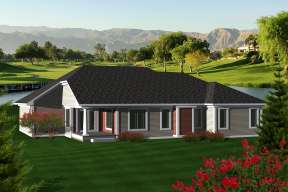 Ranch House Plan #1020-00260 Elevation Photo