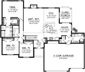 Main Floor for House Plan #1020-00260