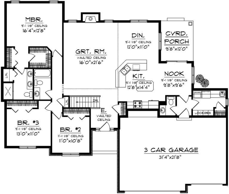 House Plan House Plan #20262 Drawing 1