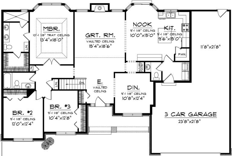 House Plan House Plan #20263 Drawing 1