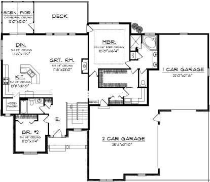 House Plan House Plan #20264 Drawing 1