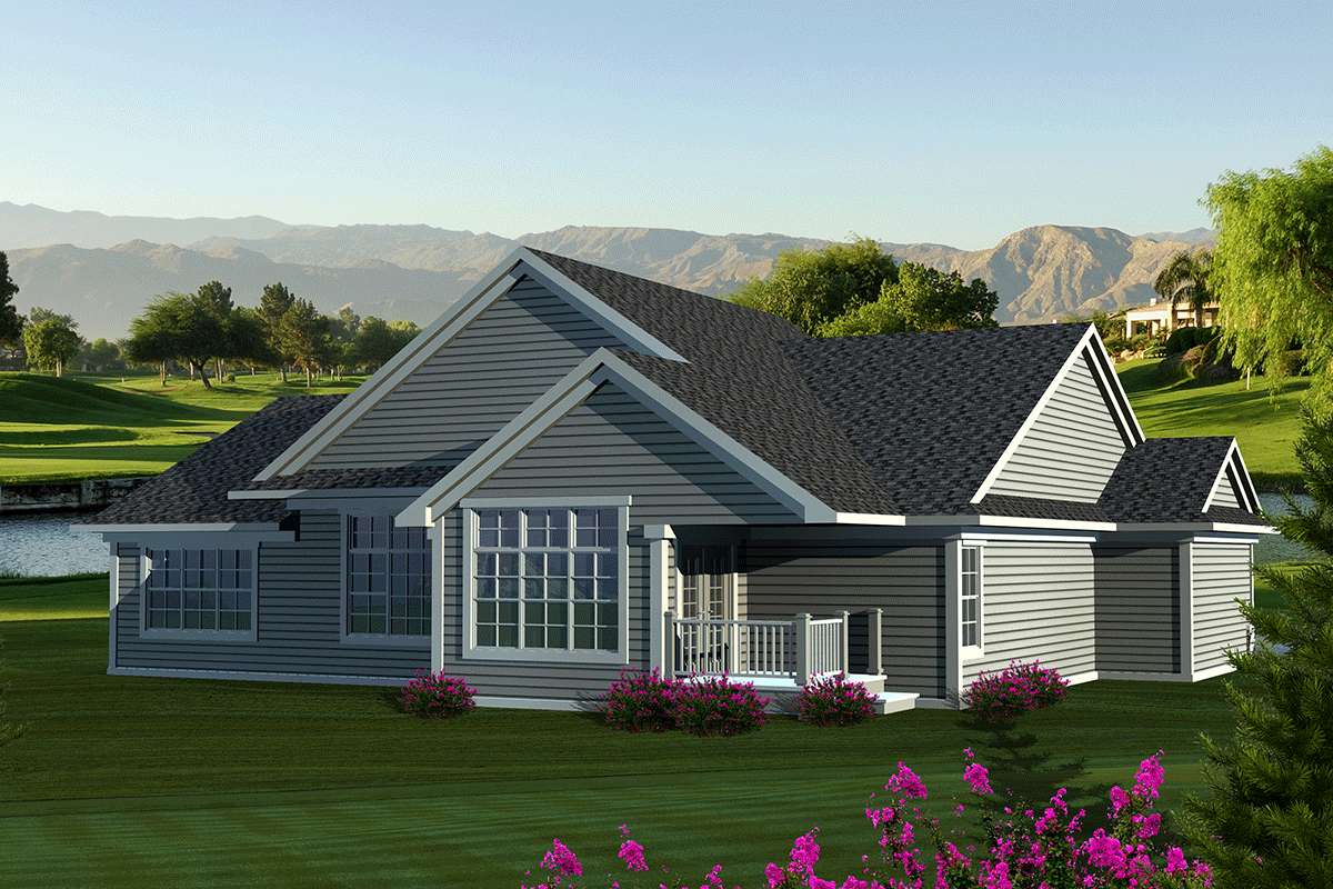 Ranch House Plan #1020-00263 Elevation Photo