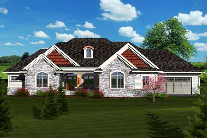 2 Bed, 2 Bath, 2149 Square Foot House Plan - #1020-00264