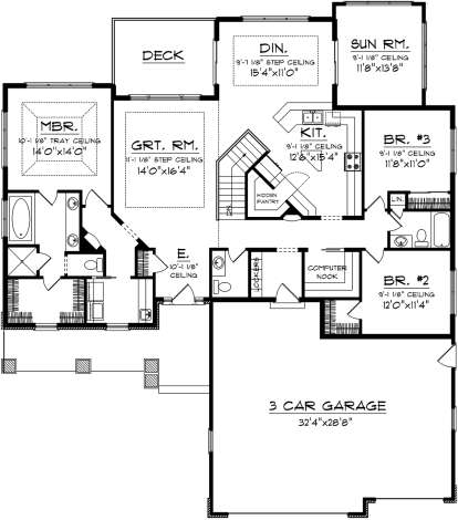 Main Floor for House Plan #1020-00265