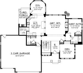 Main Floor for House Plan #1020-00266
