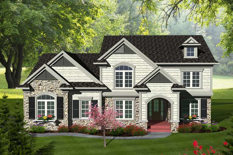 House Plan House Plan #20269 Front Elevation 
