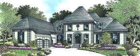 Traditional House Plan #048-00207 Elevation Photo