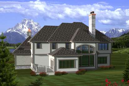 Luxury House Plan #1020-00268 Elevation Photo