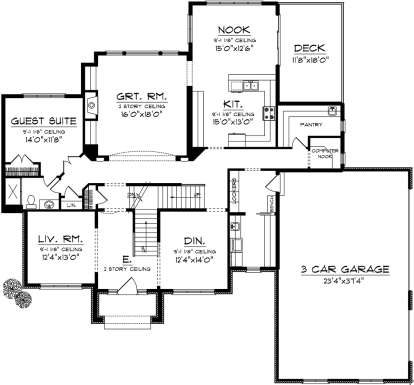 Main Floor for House Plan #1020-00268