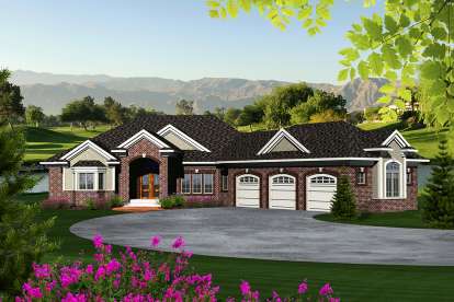 4 Bed, 4 Bath, 4125 Square Foot House Plan - #1020-00269