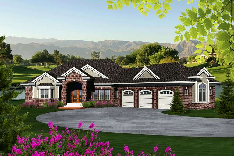 House Plan House Plan #20271 Front Elevation 