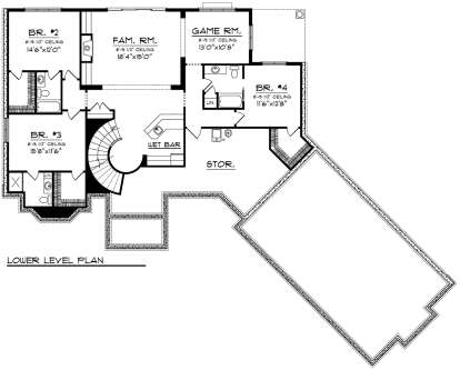 Basement for House Plan #1020-00269