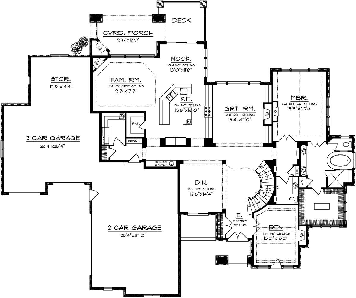 Main Floor for House Plan #1020-00271