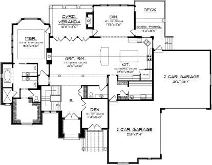 Main Floor for House Plan #1020-00272
