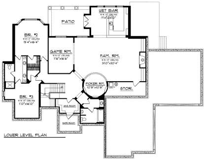 Basement for House Plan #1020-00272