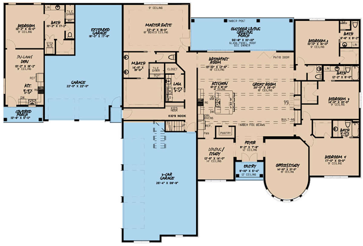 Main Floor for House Plan #8318-00088