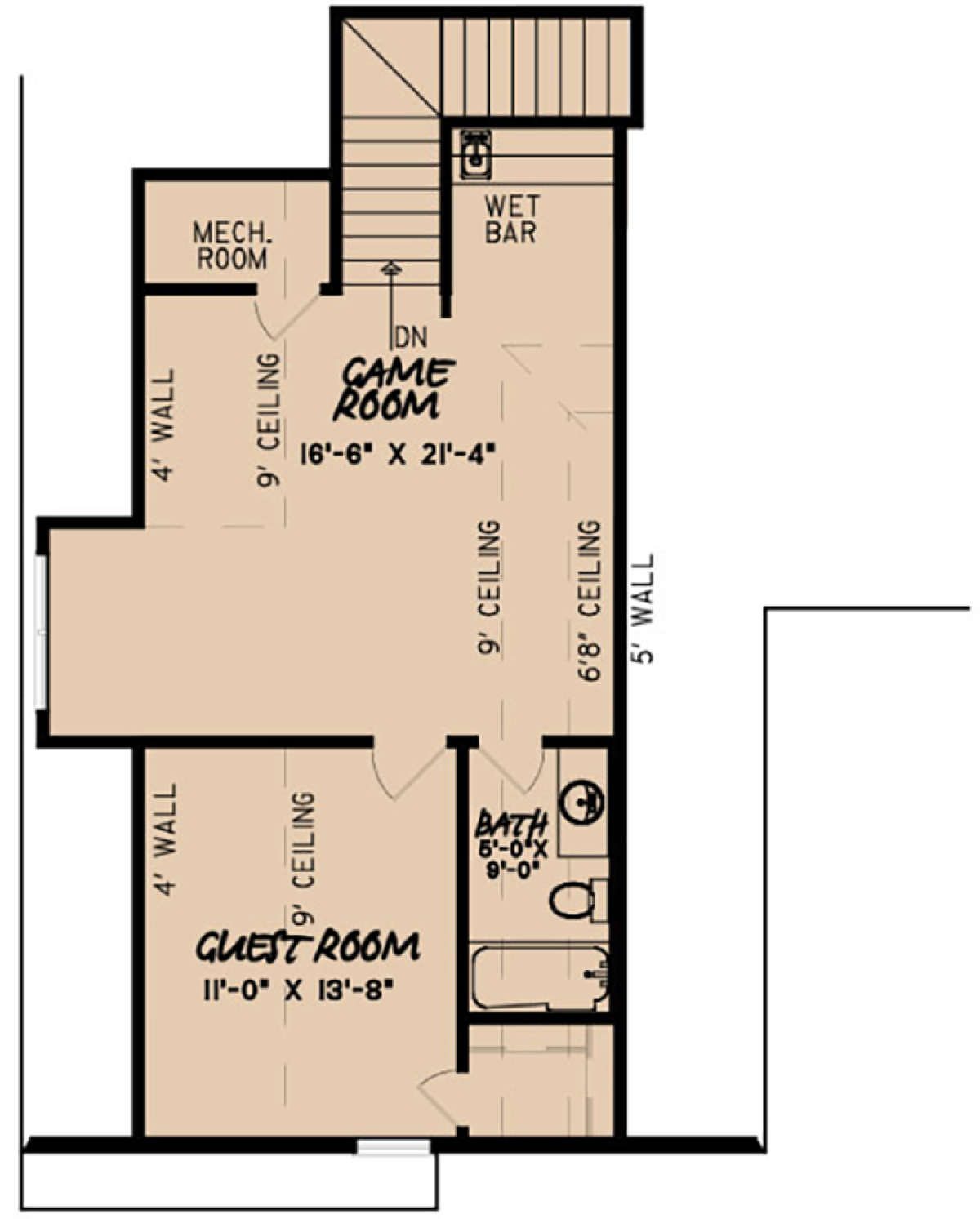 Second Floor for House Plan #8318-00088