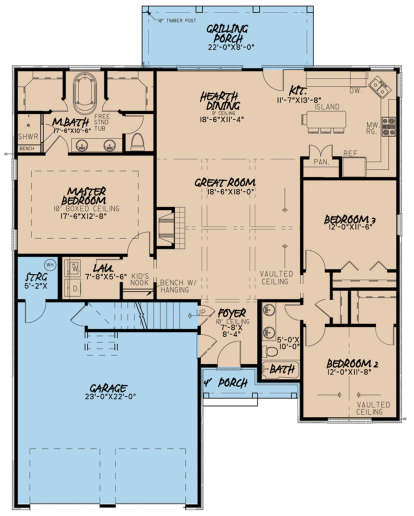 Main Floor for House Plan #8318-00089