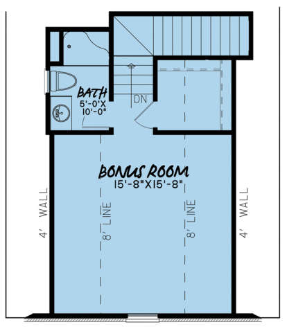 Bonus Room for House Plan #8318-00089