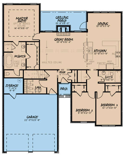 Main Floor for House Plan #8318-00090