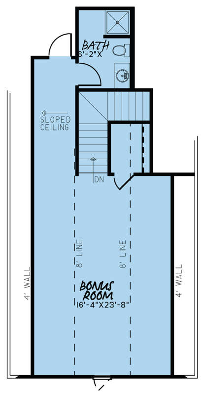 Bonus Room for House Plan #8318-00090