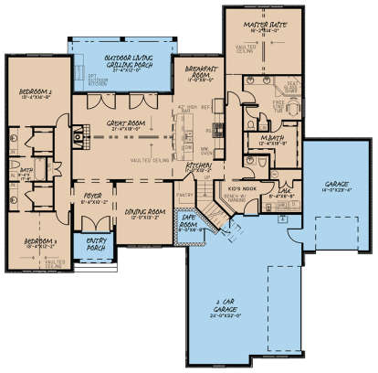 Main Floor for House Plan #8318-00091