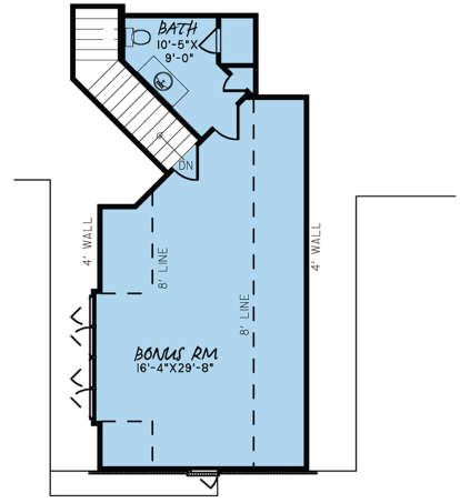 Bonus Room for House Plan #8318-00091