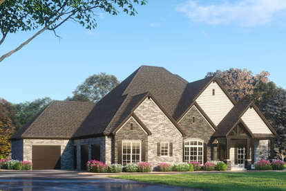 4 Bed, 4 Bath, 4761 Square Foot House Plan - #8318-00092