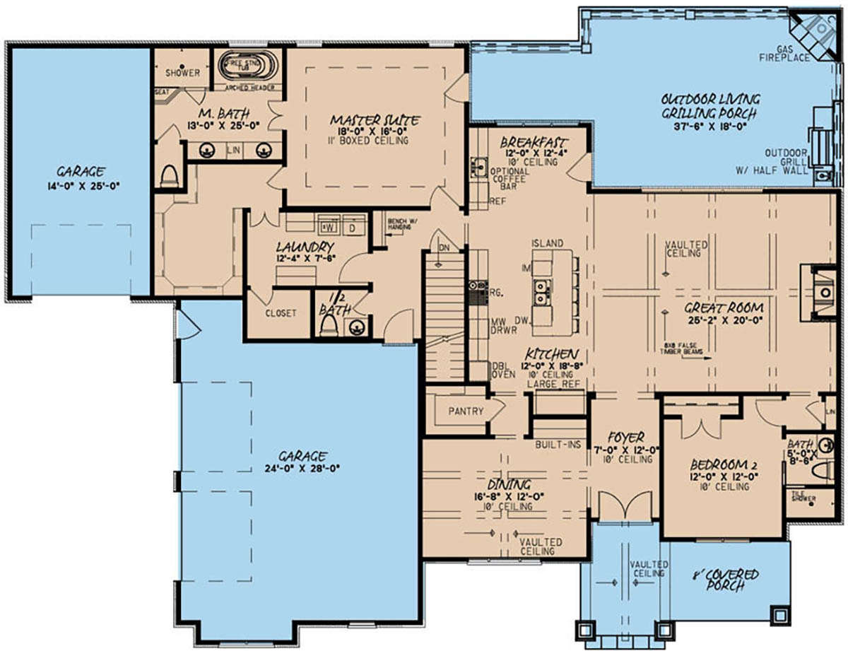 Main Floor for House Plan #8318-00092