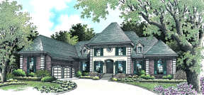 Traditional House Plan #048-00208 Elevation Photo