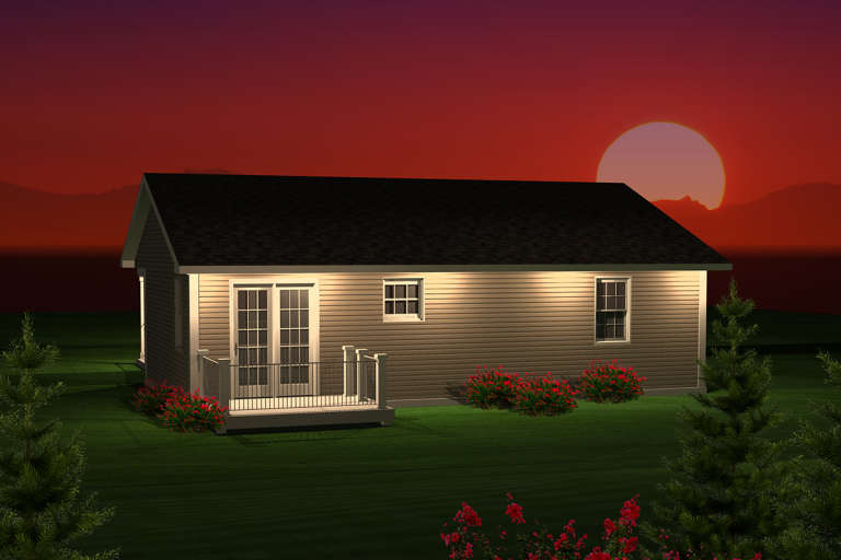 Ranch House Plan #1020-00273 Elevation Photo