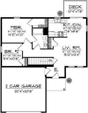 Main Floor for House Plan #1020-00274