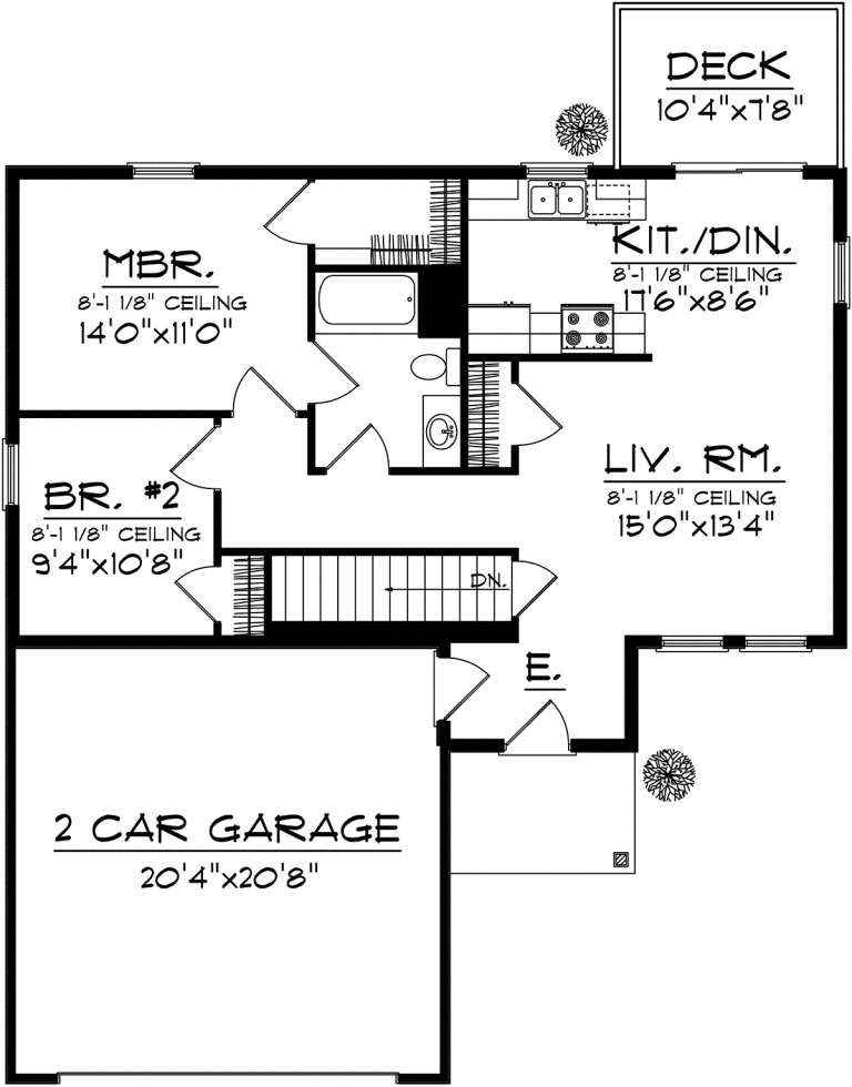 House Plan House Plan #20281 Drawing 1