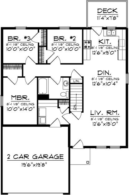Main Floor for House Plan #1020-00275