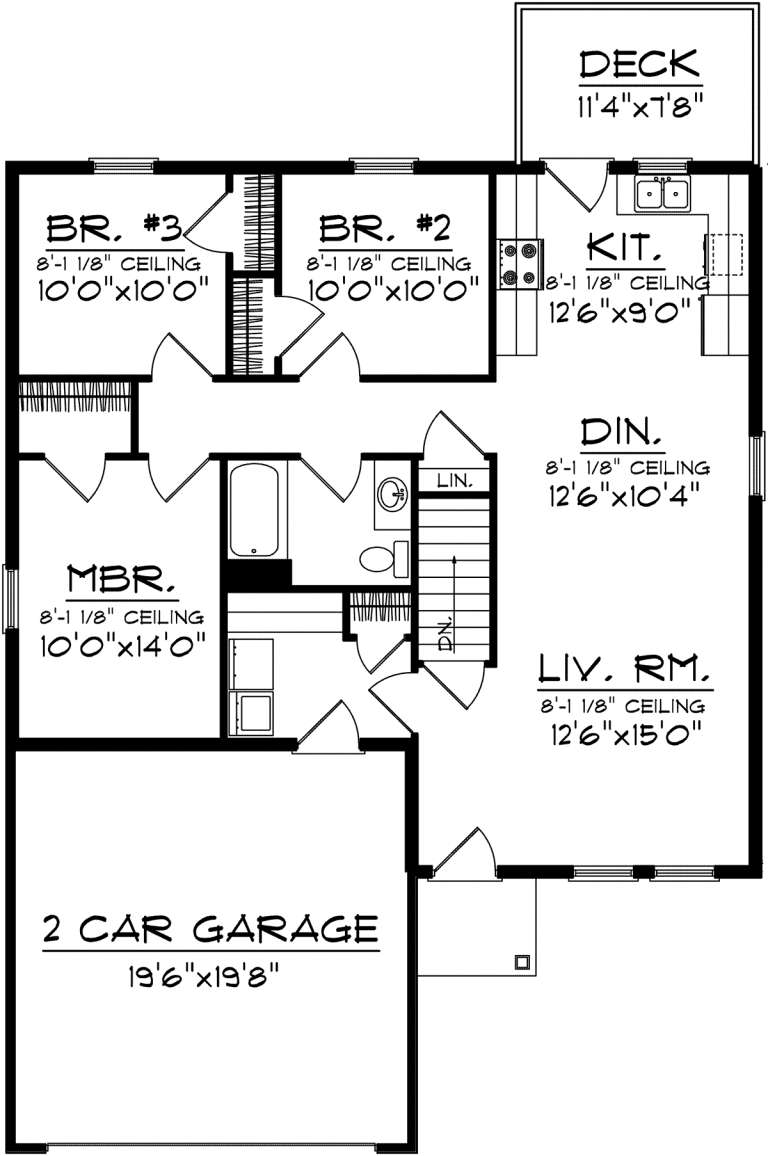 House Plan House Plan #20282 Drawing 1