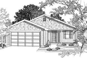 Ranch House Plan #1020-00276 Elevation Photo