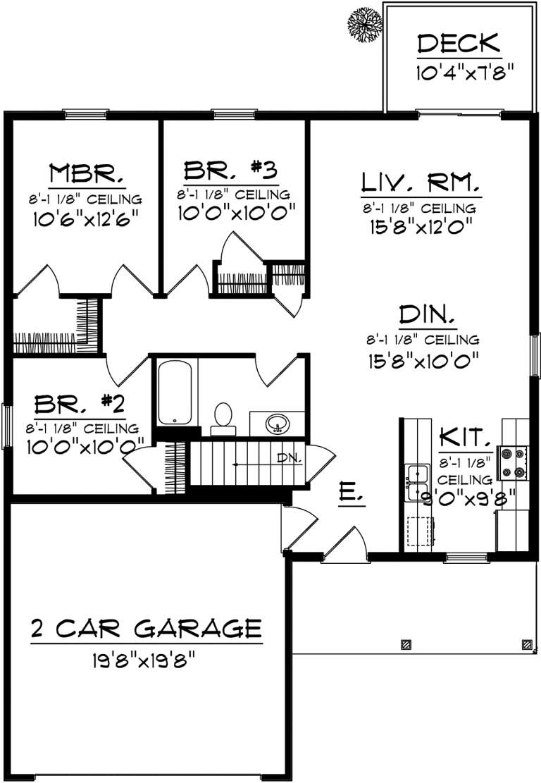 House Plan House Plan #20283 Drawing 1