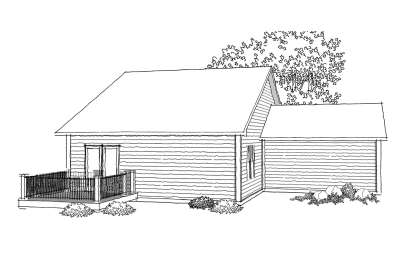 Cottage House Plan #1020-00277 Elevation Photo