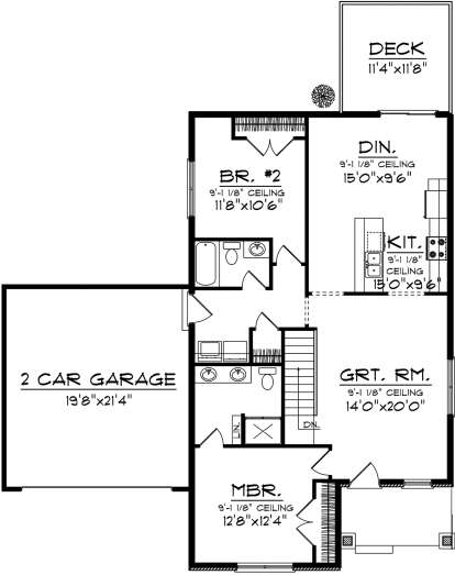 Main Floor for House Plan #1020-00277