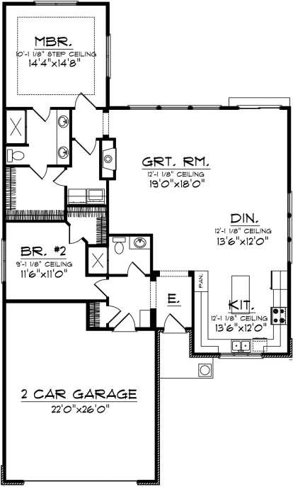 Main Floor for House Plan #1020-00284