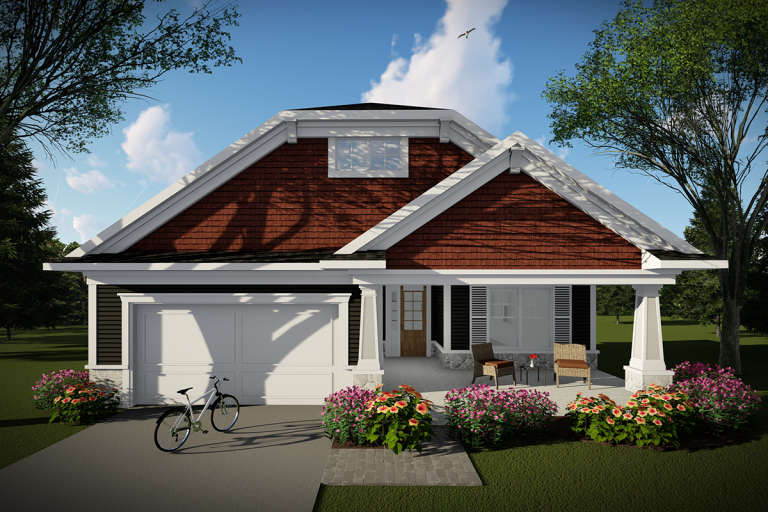 House Plan House Plan #20292 Front Elevation 
