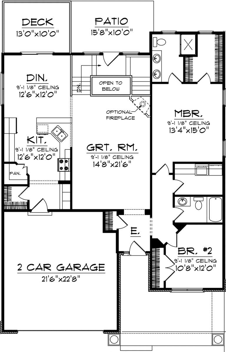 House Plan House Plan #20292 Drawing 1