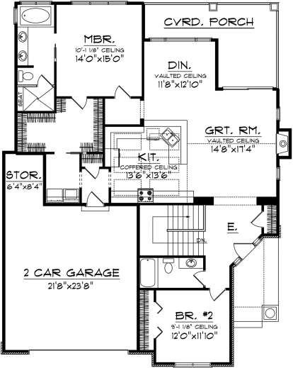 Main Floor for House Plan #1020-00286