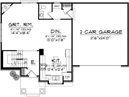 Main Floor for House Plan #1020-00287