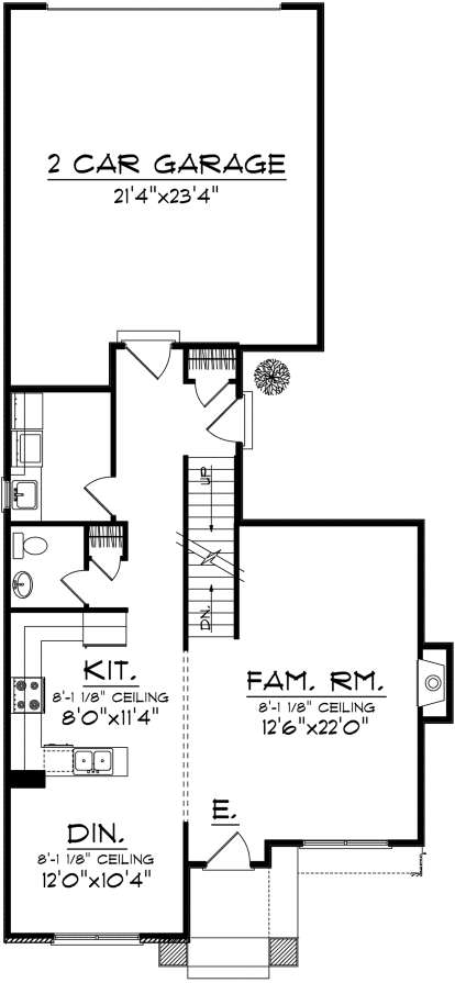 Main Floor for House Plan #1020-00288