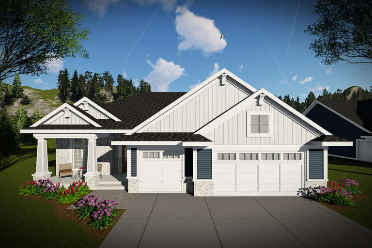House Plan House Plan #20297 Front Elevation 